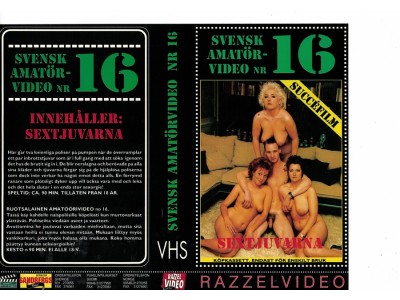 Sv. Amatörvideo  Nr  16  Instick  VHS